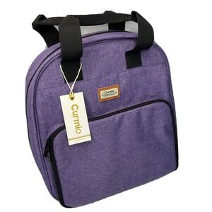 Curmio Backpack Canvas Bag Multiple Pockets Organizer Lightweight Adjustable